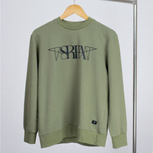 Spriha Olive Regular fit Sweatshirt