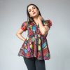 Ethnic women flared tops